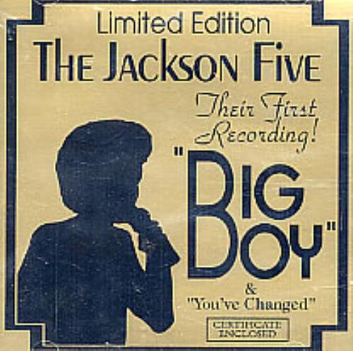 The Jackson Five Big Boy US CD single (CD5 / 5